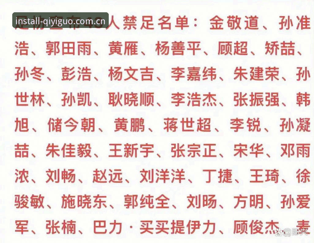 奇异果体育NBA直播攻略 足协第三批禁足名单最新进展:17人终身禁足,奇异果体育官网梳理行业整顿脉络